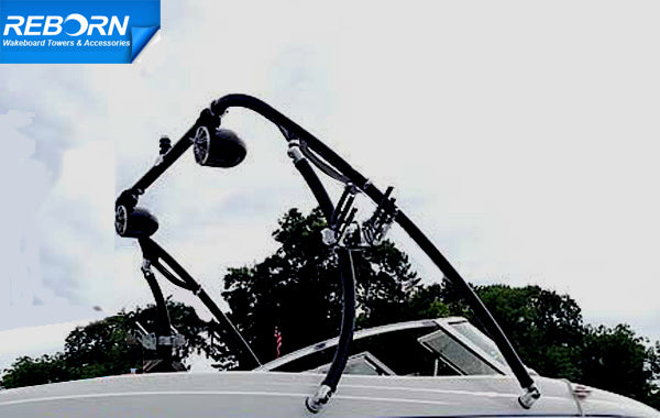 Reborn Elevate Wakeboard Tower Glossy Black