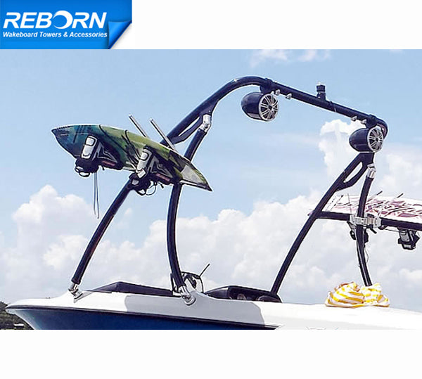 Reborn Elevate Wakeboard Tower Glossy Black