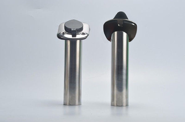 Dolphin Pair of Stainless Steel Flush Rod Holder