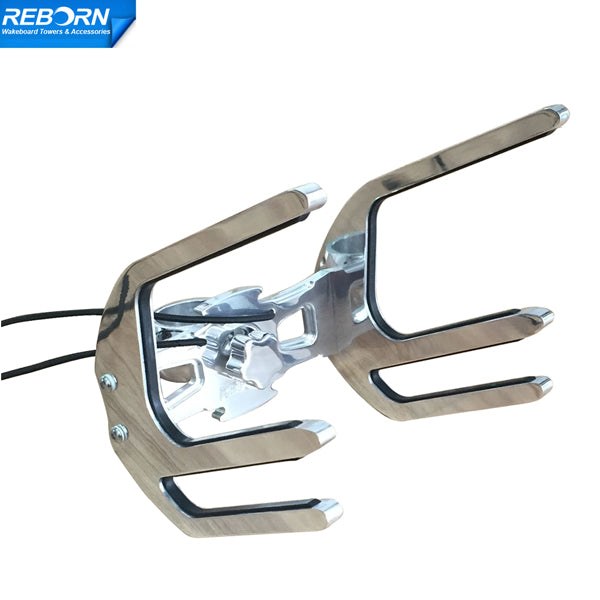Reborn Pro2 quick release kneeboard wakeboard combo rack polished