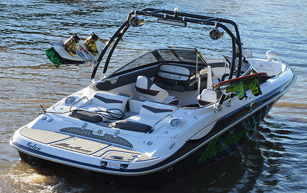 Reborn Launch forward-facing Wakeboard Tower Black