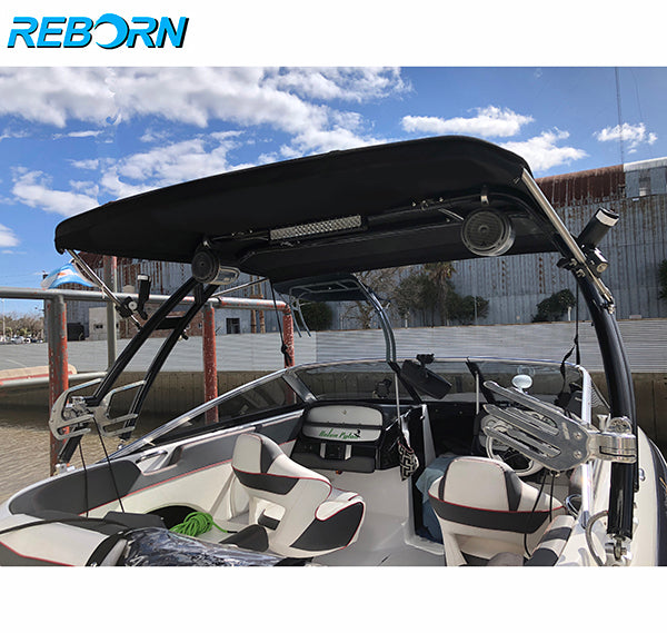 Reborn Pro3 Foldable Towder Bimini Black Canopy- 2200V