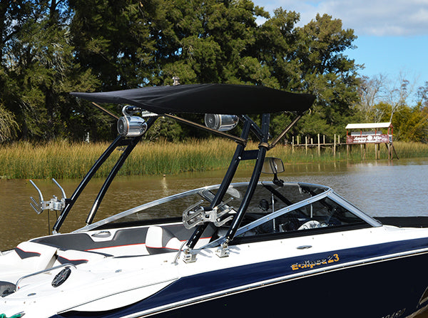 Reborn Pro3 Foldable Towder Bimini Black Canopy- 2200V