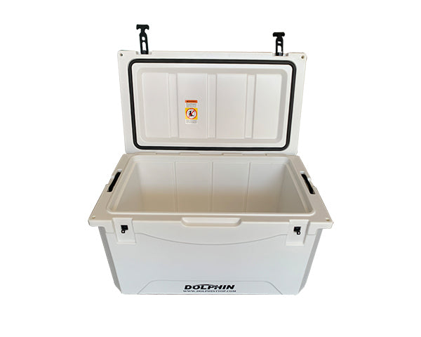 Dolphin OEM 85QT (80L) Marine Grade Fishing Cooler - White