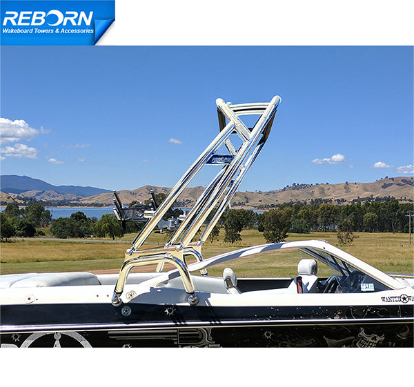 Reborn LaunchX Wakeboard Tower Polished