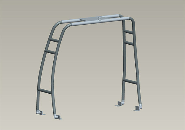 Origin-Indy Cruze Wakeboard Tower for Pontoon Boat/ 74in Radar Arch